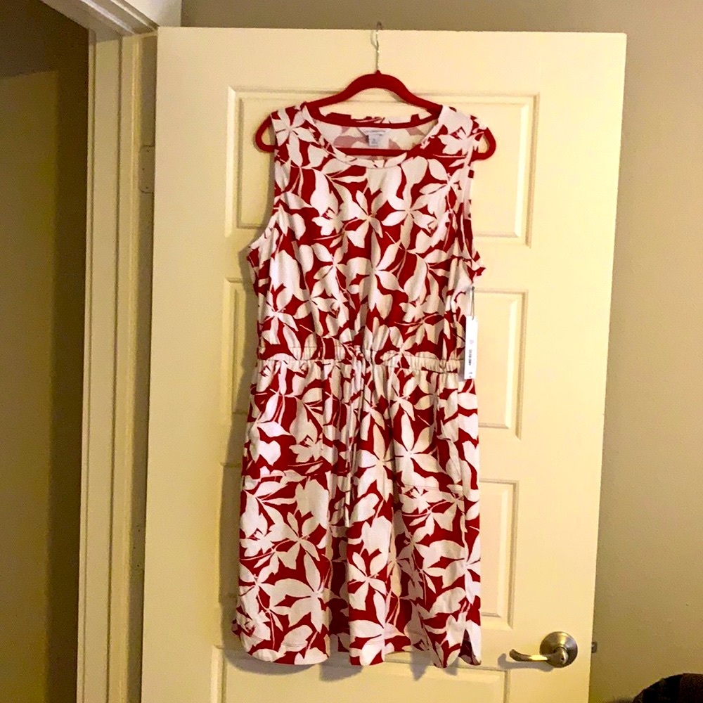 Liz Claiborne Drawstring Dress with Pockets!!